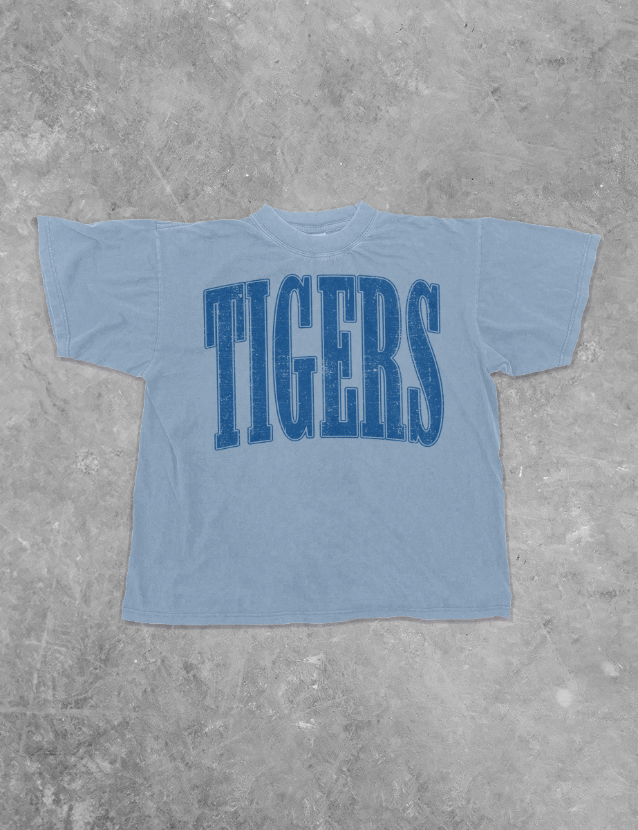 Underground Original Design: Memphis Tigers Block Boxy Cotton TShirt