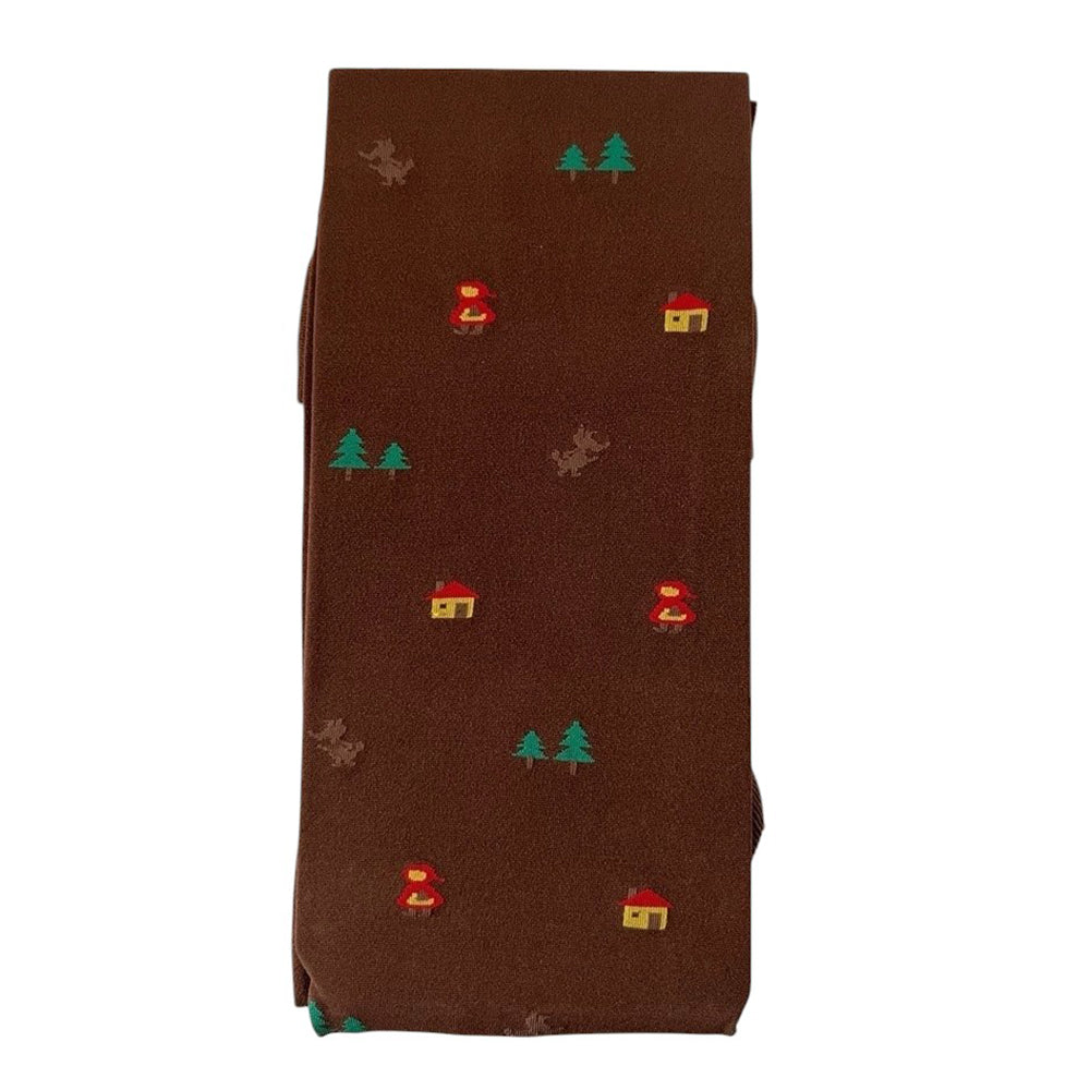 TIGHTS CABIN TREES TINY WORLD COZY TIGHTS AND SHOES SET