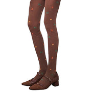 TIGHTS CABIN TREES TINY WORLD COZY TIGHTS AND SHOES SET