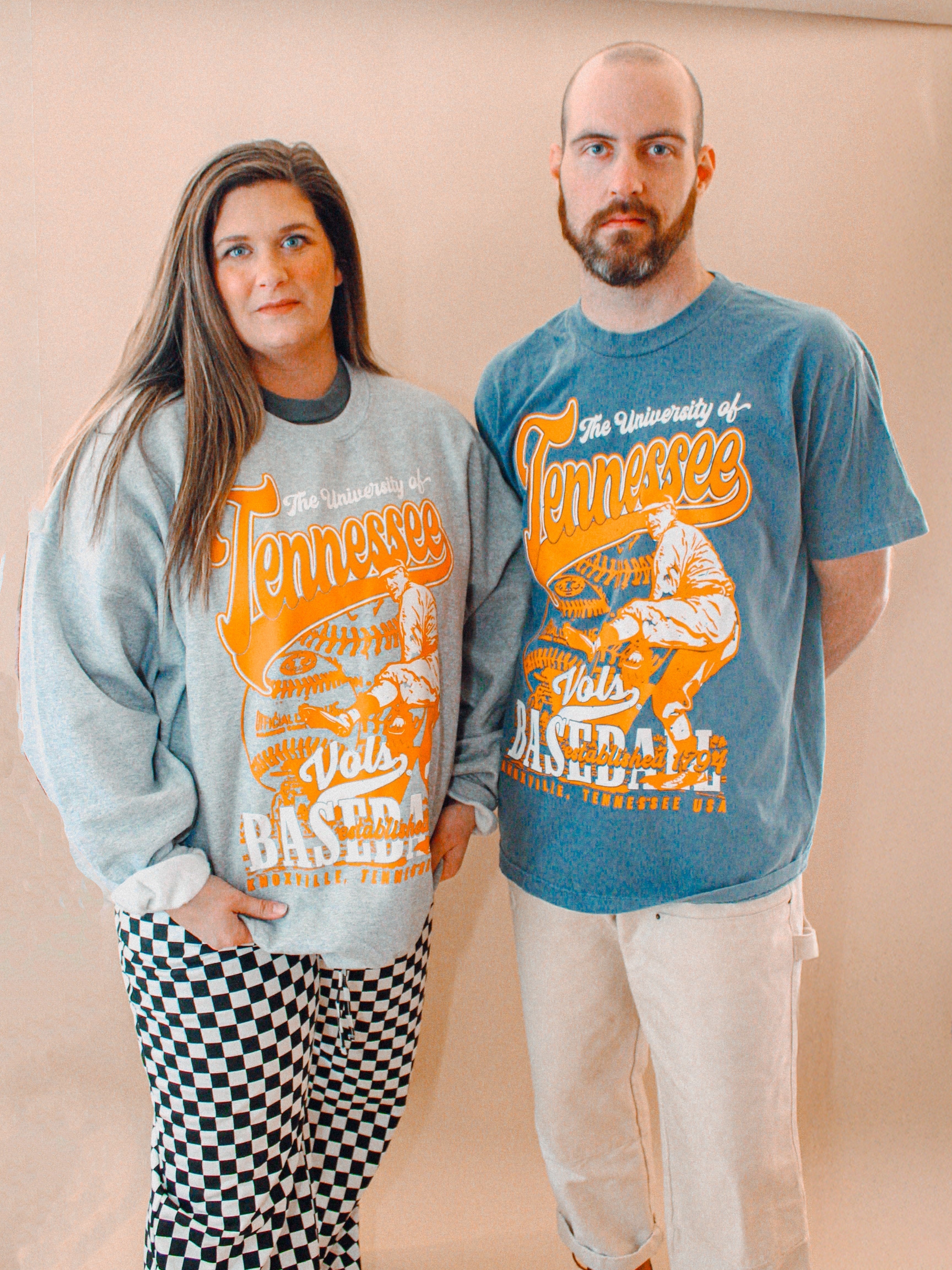 Underground Original Design: Tennessee Volunteers Baseball Boxy Cotton TShirt