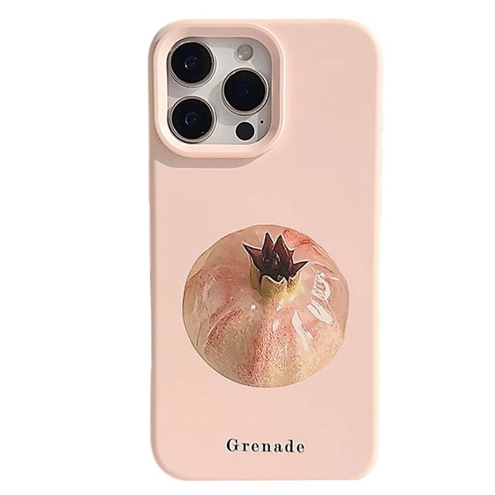 TOMATO HEART PINK SOFT-TOUCH SILICONE PHONE CASE