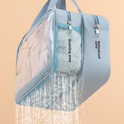 Premium Makeup Bag – Large-Capacity Cosmetic Bag for Women, Wet & Dry Separation Beach Bag, Travel-Friendly Swimsuit Wash Storage Bag