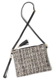 Tweed Lurex Crossbody Bag