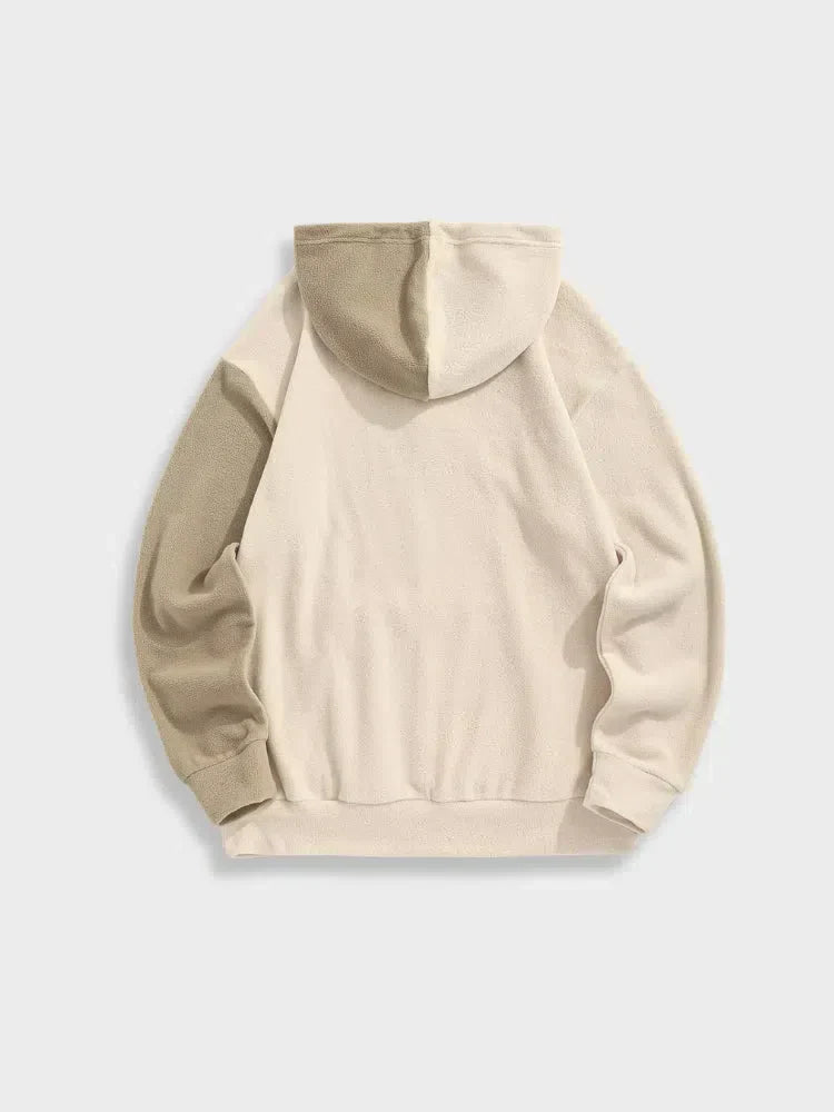 TWO-TONE HOODED SWEATSHIRT FOR ULTIMATE COMFORT