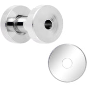 8G Stainless Steel Screw Fit Tunnel Plug Set