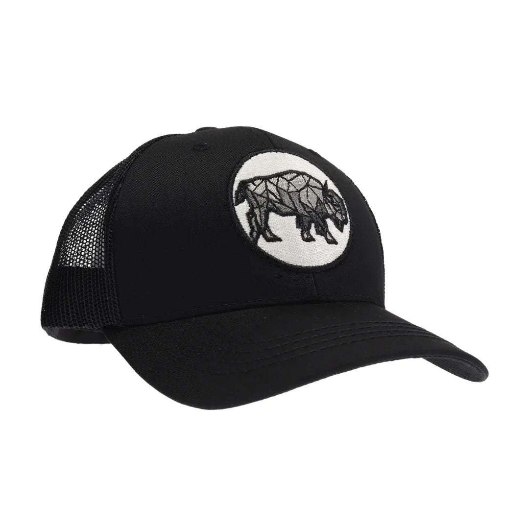 Unisex Embroidered Bull Patch C.C Trucker Ball Cap