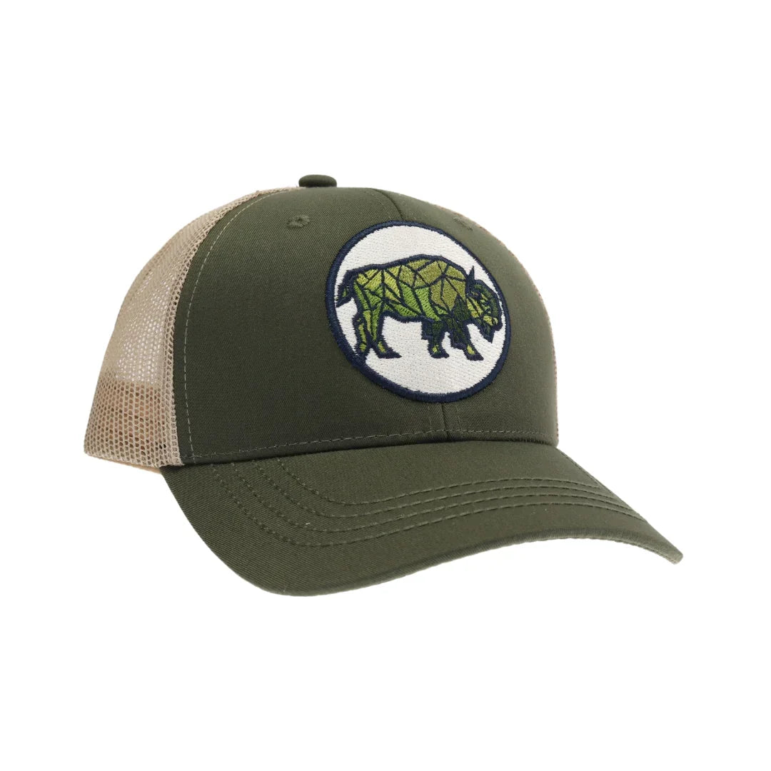 Unisex Embroidered Bull Patch C.C Trucker Ball Cap