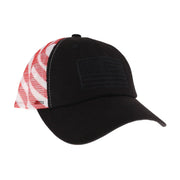 Unisex Embroidered USA Flag Mesh Back C.C Ball Cap