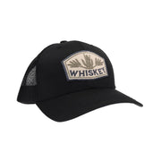 Unisex Embroidered Whiskey Patch C.C Trucker Ball Cap