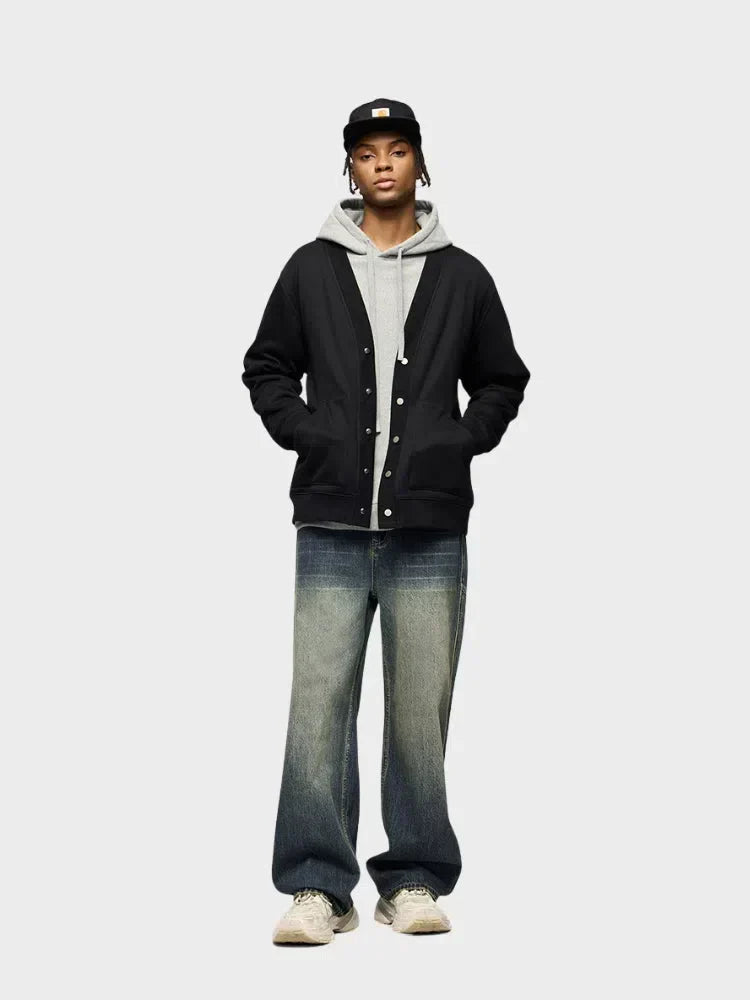 DISTRESSED WIDE-LEG JEANS FOR EVERYONE - UNISEX JEANS