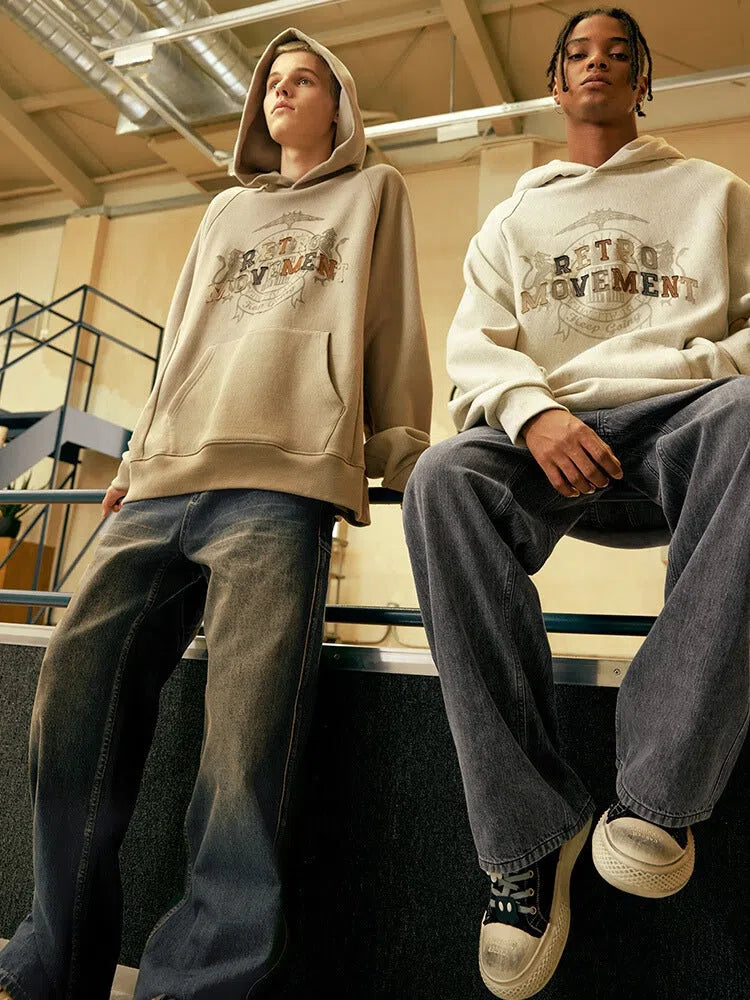 DISTRESSED WIDE-LEG JEANS FOR EVERYONE - UNISEX JEANS