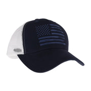 Unisex Laser Etched USA Flag C.C Trucker Ball Cap