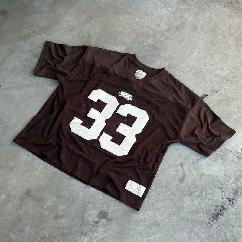 UNISEX MESH SPORTS JERSEYS IN PINK AND BROWN FOR AN ACTIVE LIFESTYLE