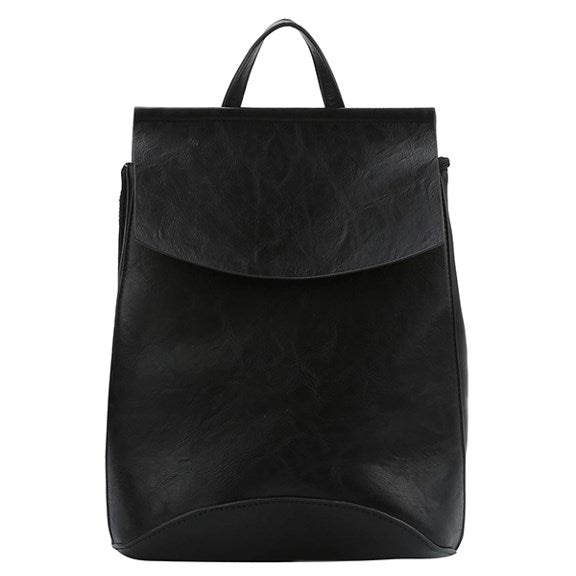 Vegan Long-lasting Faux Leather Backpack Convertible Bag