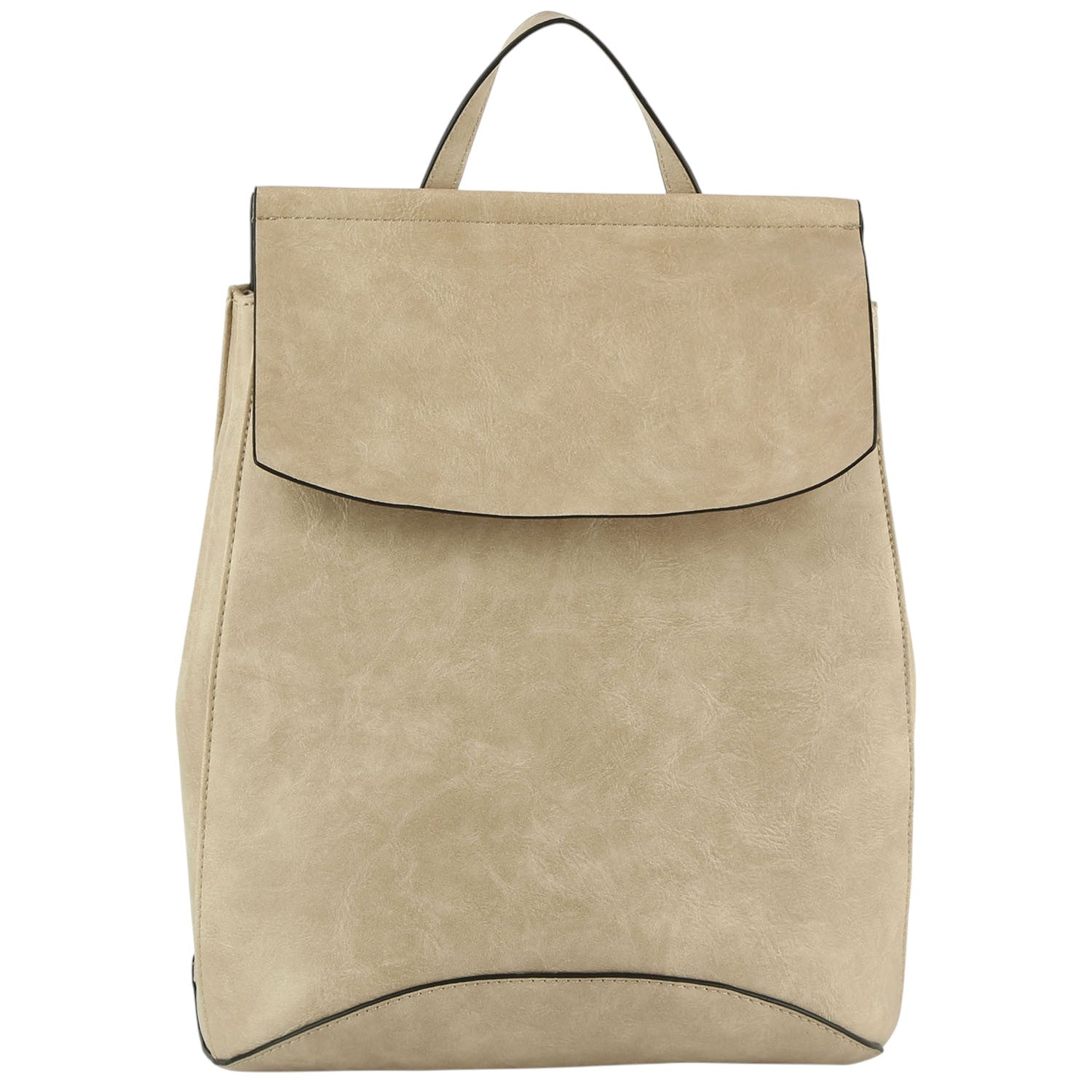 Vegan Long-lasting Faux Leather Backpack Convertible Bag