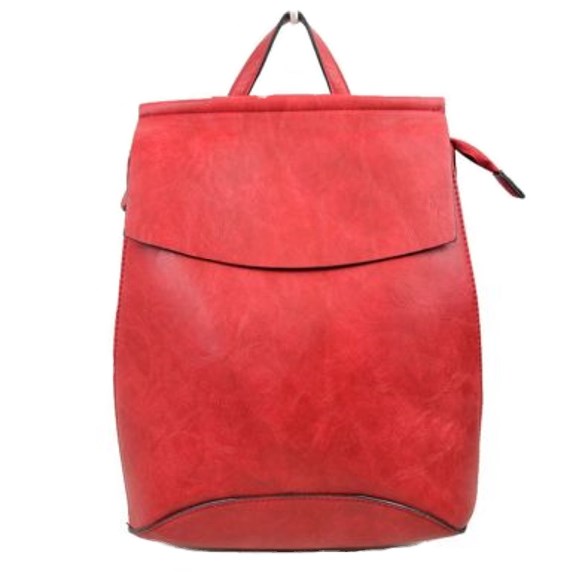 Vegan Long-lasting Faux Leather Backpack Convertible Bag