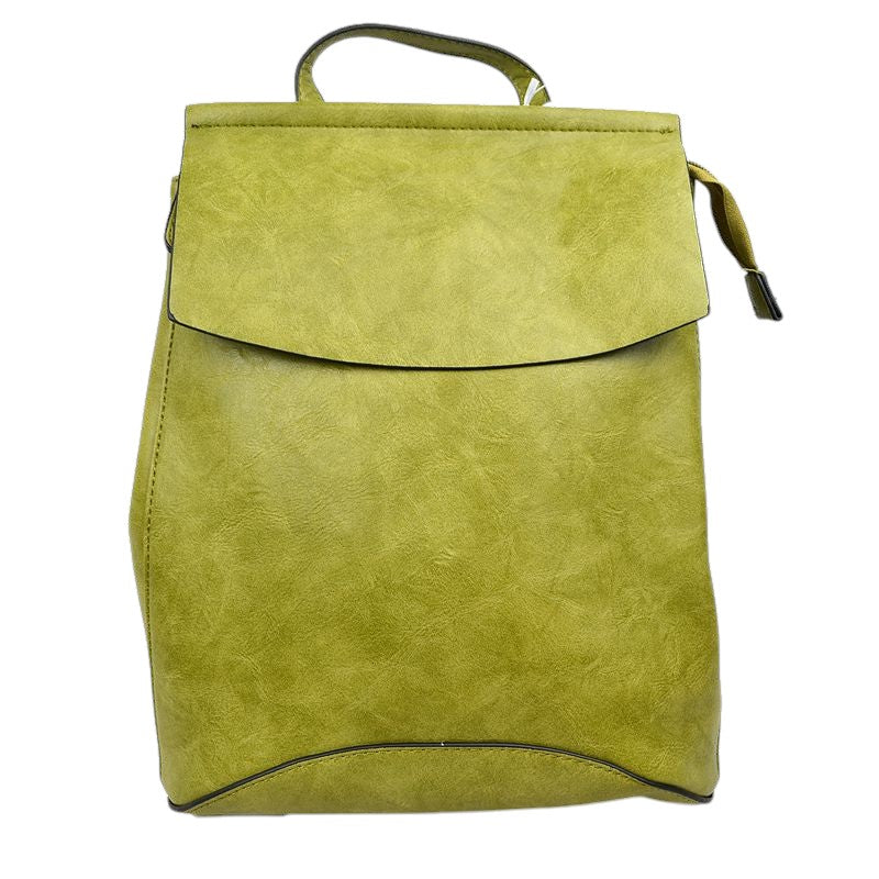 Vegan Long-lasting Faux Leather Backpack Convertible Bag