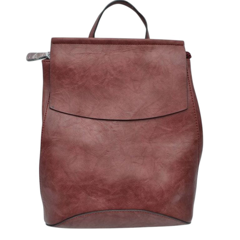 Vegan Long-lasting Faux Leather Backpack Convertible Bag