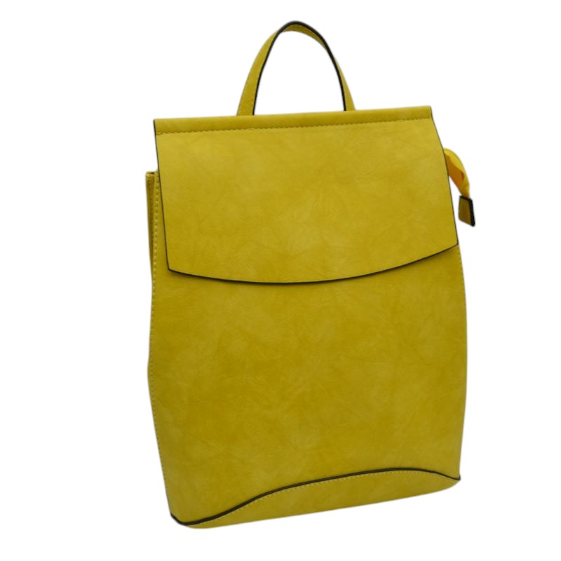Vegan Long-lasting Faux Leather Backpack Convertible Bag