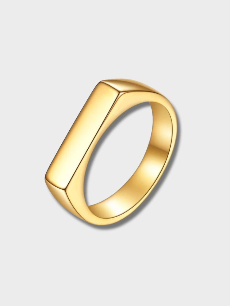 VENICE CLASSIC GOLD SIGNET RING - CLASSIC RING