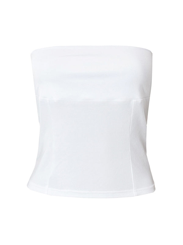 VERSATILE SLIM FIT TUBE TOP AND MINI SKIRT COMBO SET