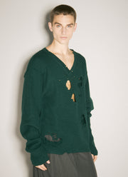 Vetements Men Destroyed Sweater