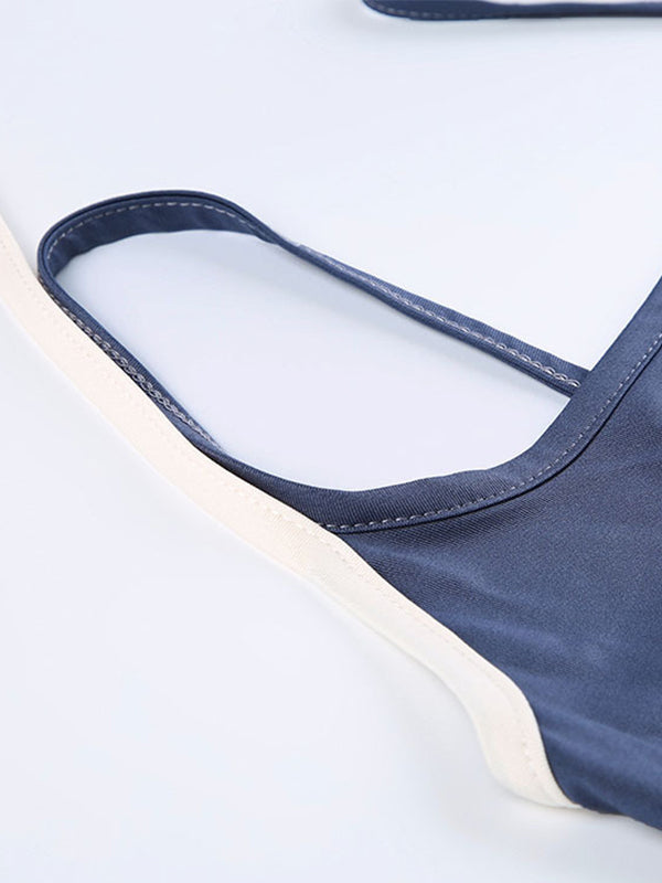 VINTAGE BLUE TANK TOP - VINTAGE BLUE TWO PIECE OUTFIT
