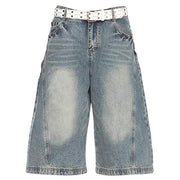 VINTAGE-INSPIRED WIDE-LEG CROPPED JEAN WITH BELT LOOPS AND FEATURE JEANS FEATURE