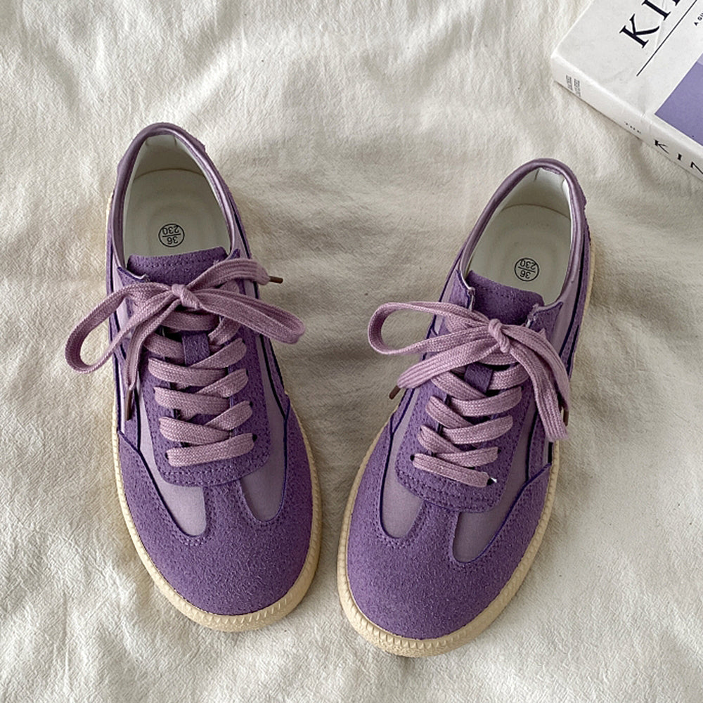 VIOLET MONOCHROME SNEAKERS PAIR