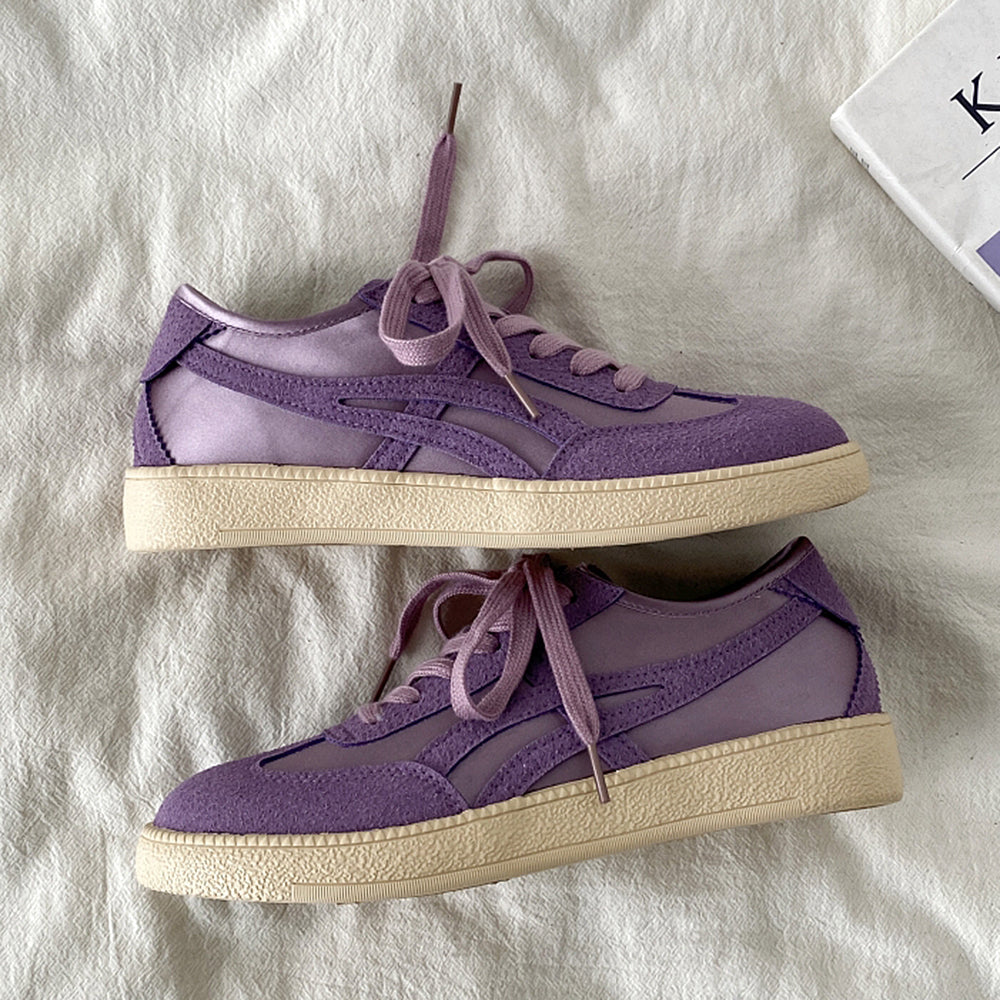VIOLET MONOCHROME SNEAKERS PAIR