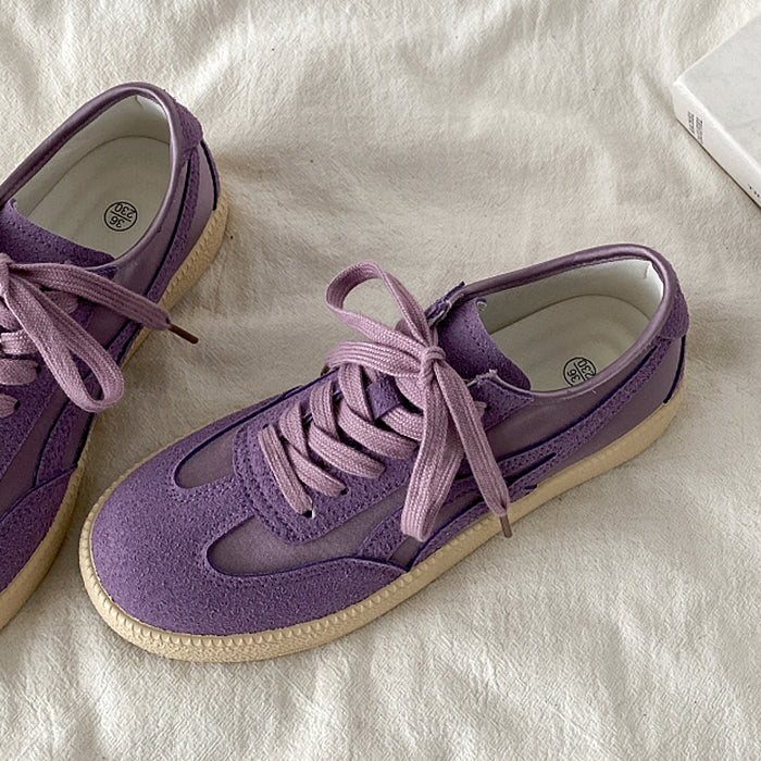 VIOLET MONOCHROME SNEAKERS PAIR