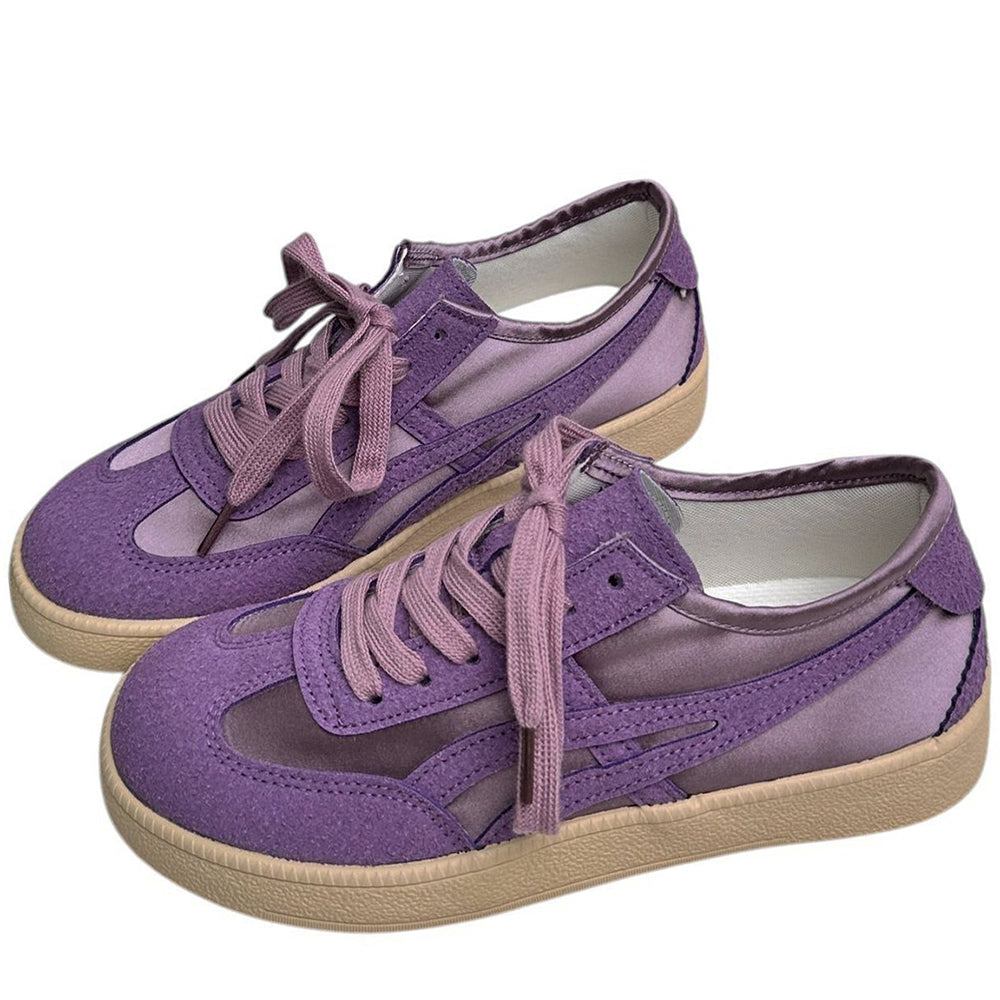 VIOLET MONOCHROME SNEAKERS PAIR