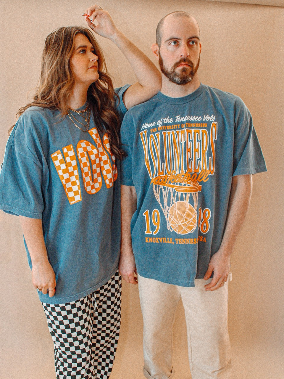 Underground Original Design: Tennessee Volunteers Basketball Boxy Cotton TShirt