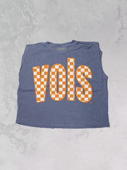 Underground Original Design: Tennessee VOLS, Checkerboard Muscle Tank