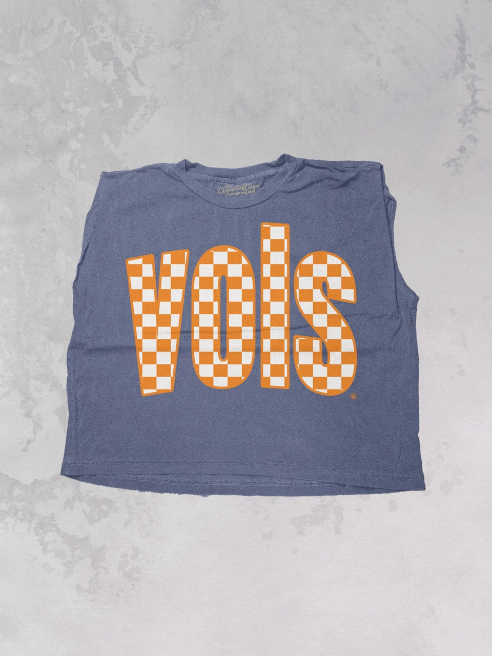 Underground Original Design: Tennessee VOLS, Checkerboard Muscle Tank