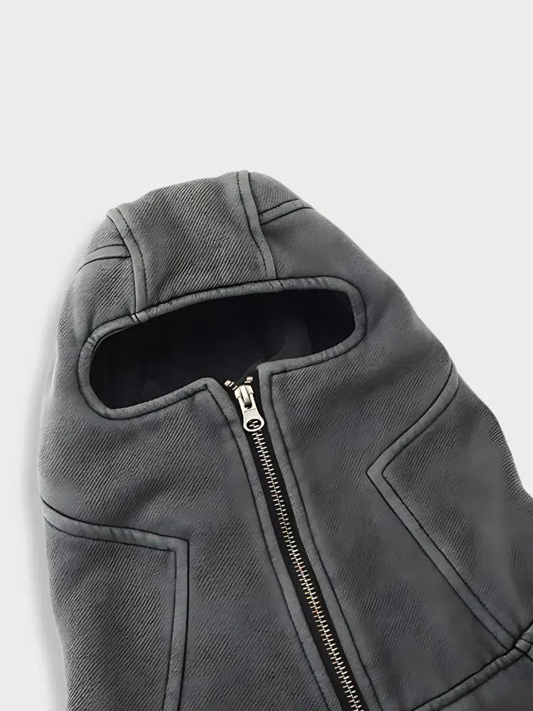 GRAY NINJA HOODIE FOR ULTIMATE COMFORT IN STYLE