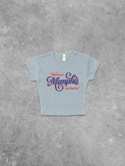 Underground Original Design: Welcome to Memphis, Vintage Sports Micro-Ribbed Baby Tee