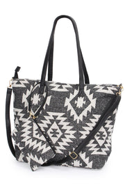 Western Weekend Tote Bag with Pouch