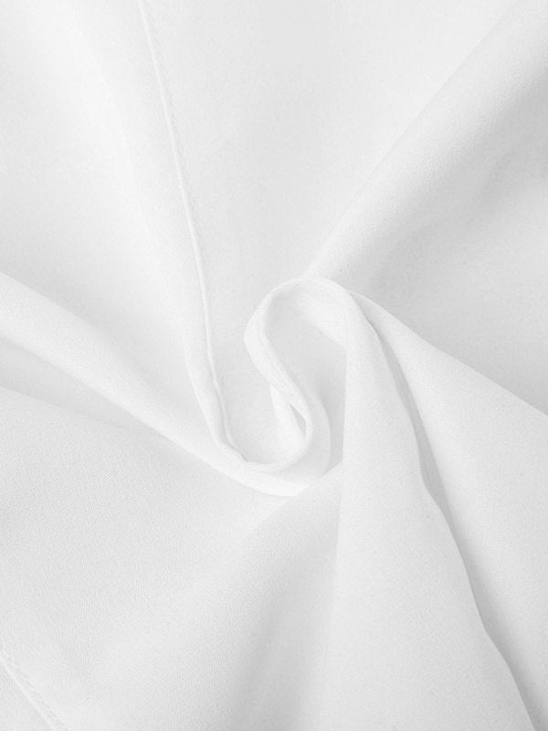 WHITE CORSET-STYLE BLOUSE WITH SLIM STRAPS