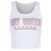 WHITE LAS VEGAS NEVADA TANK TOP