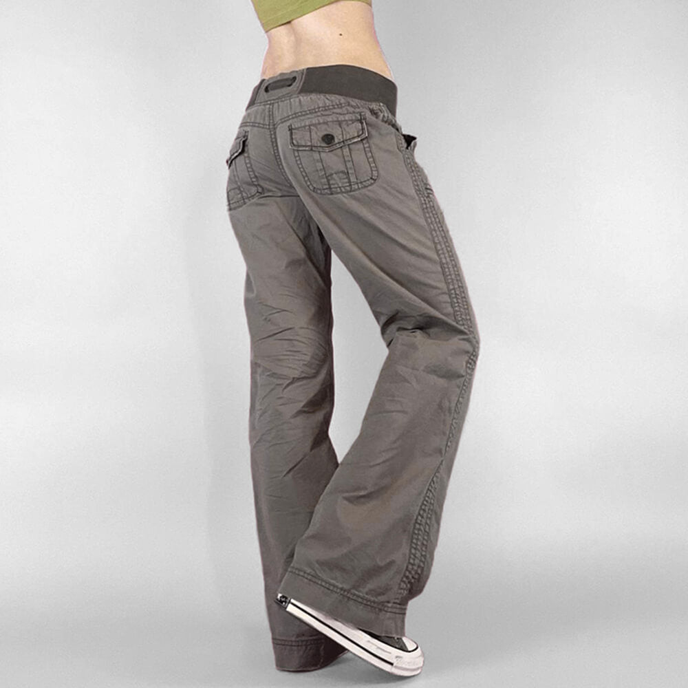 WIDE-LEG DENIM PANTS FOR WOMEN