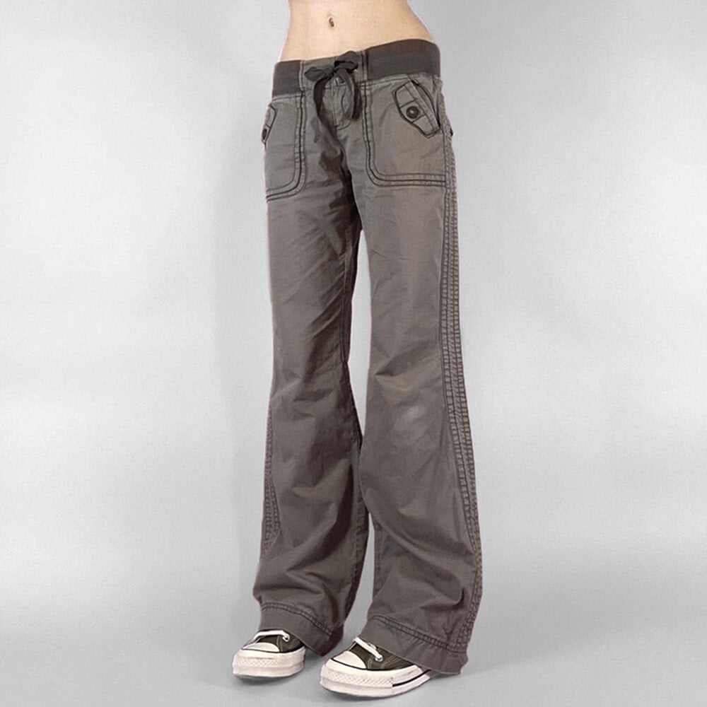 WIDE-LEG DENIM PANTS FOR WOMEN