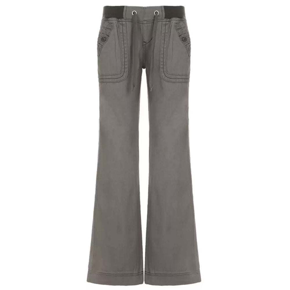 WIDE-LEG DENIM PANTS FOR WOMEN