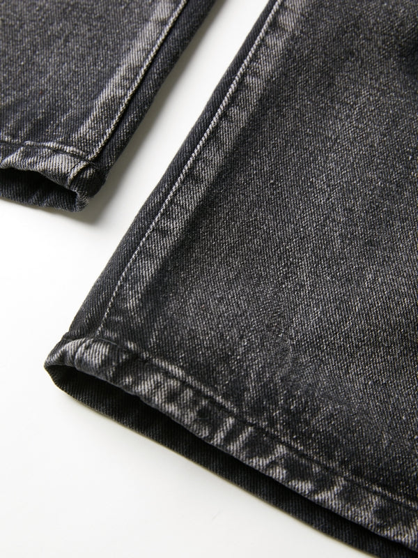 WIDE-LEG JEANS - RIPPED GRAY VINTAGE APPEAL FOR EFFORTLESS STREET STYLE