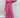 Wide-leg pants one-shoulder solid color trousers jumpsuit - Rose / S