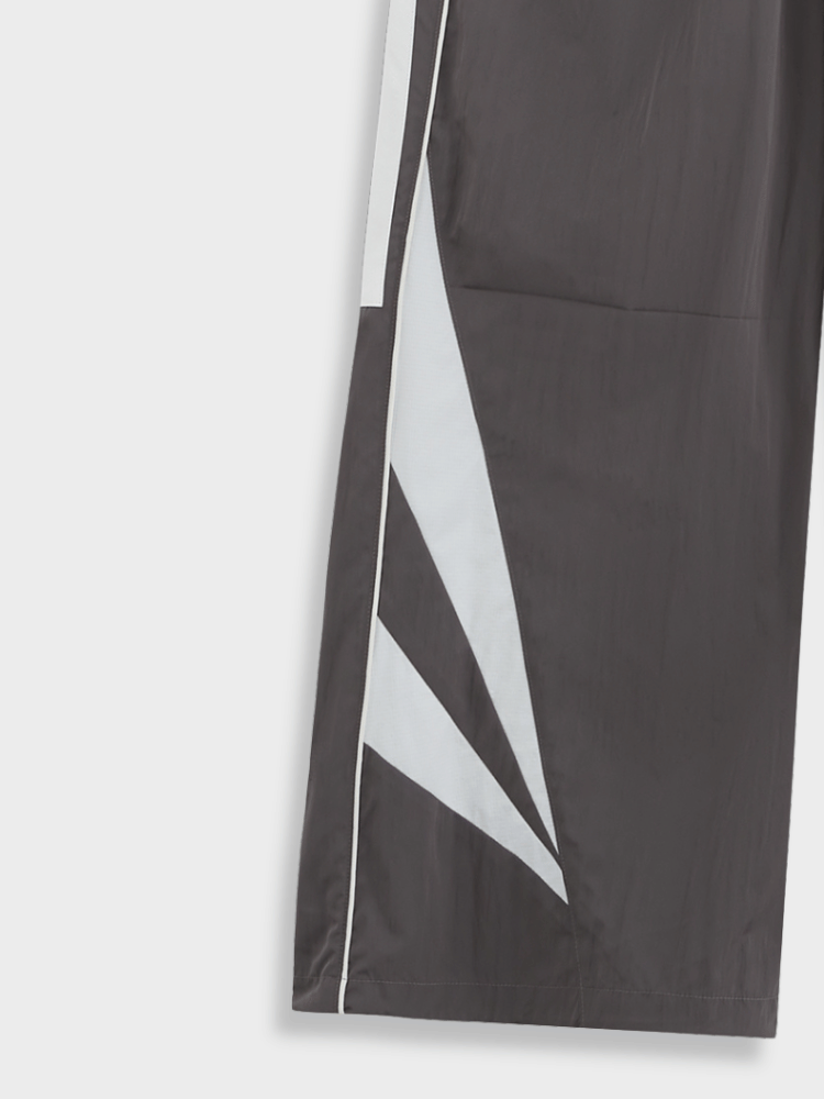 WIDE LEG PANTS WITH WHITE STRIPES - SPLIT WIDE STYLE