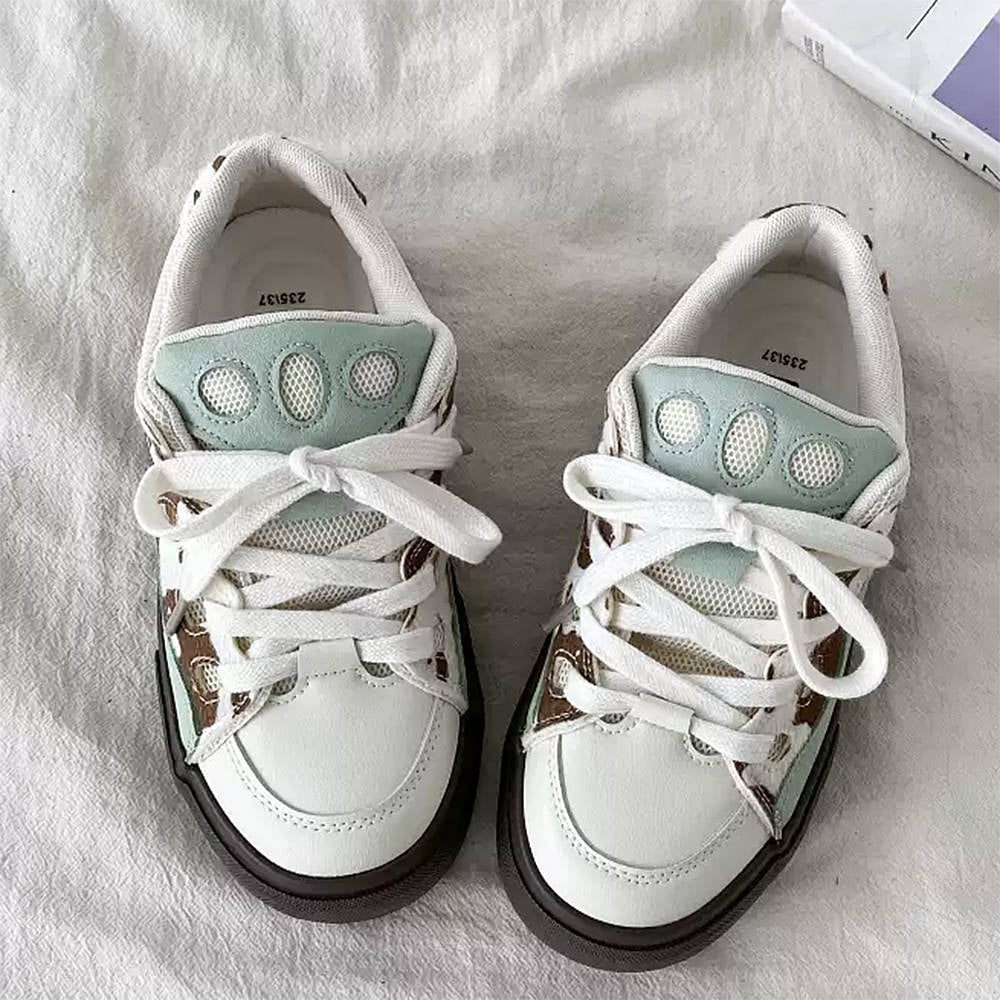 WILDCATS COW PRINT SKATER SNEAKERS COW PRINT SKATER
