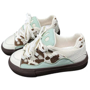 WILDCATS COW PRINT SKATER SNEAKERS COW PRINT SKATER