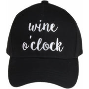 Wine O`Clock Embroidered C.C Ball Cap