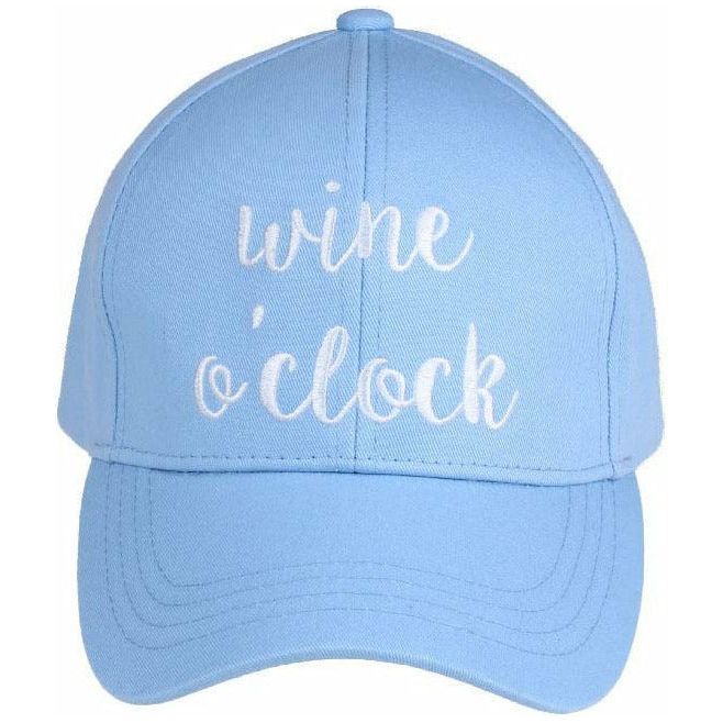 Wine O`Clock Embroidered C.C Ball Cap